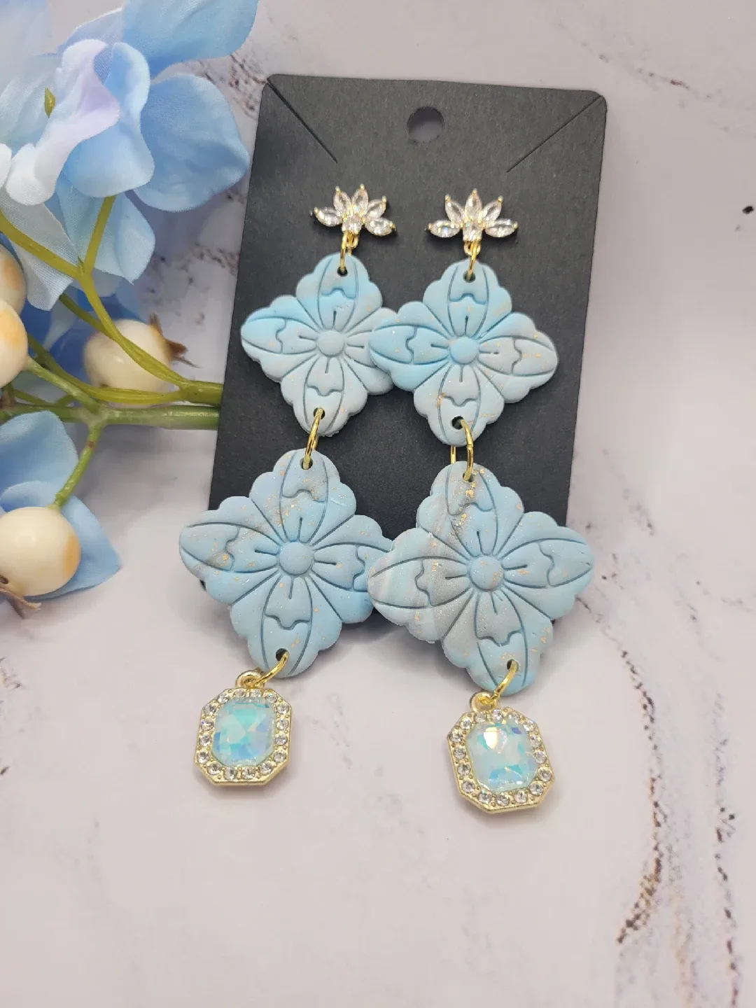 Handmade Polymer Clay Earrings image indicator(5)