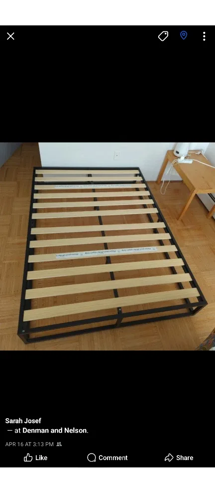 Crate bed for sale, full mattress size