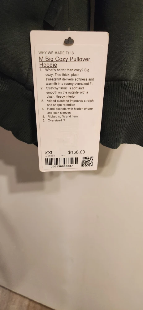 Lululemon M Big Cozy Pullover Hoodie XXL - photo 3