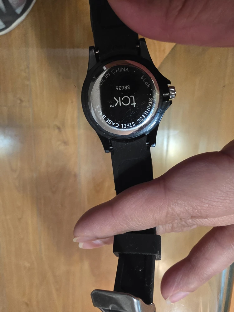 TCK Black Wristwatch - photo 2