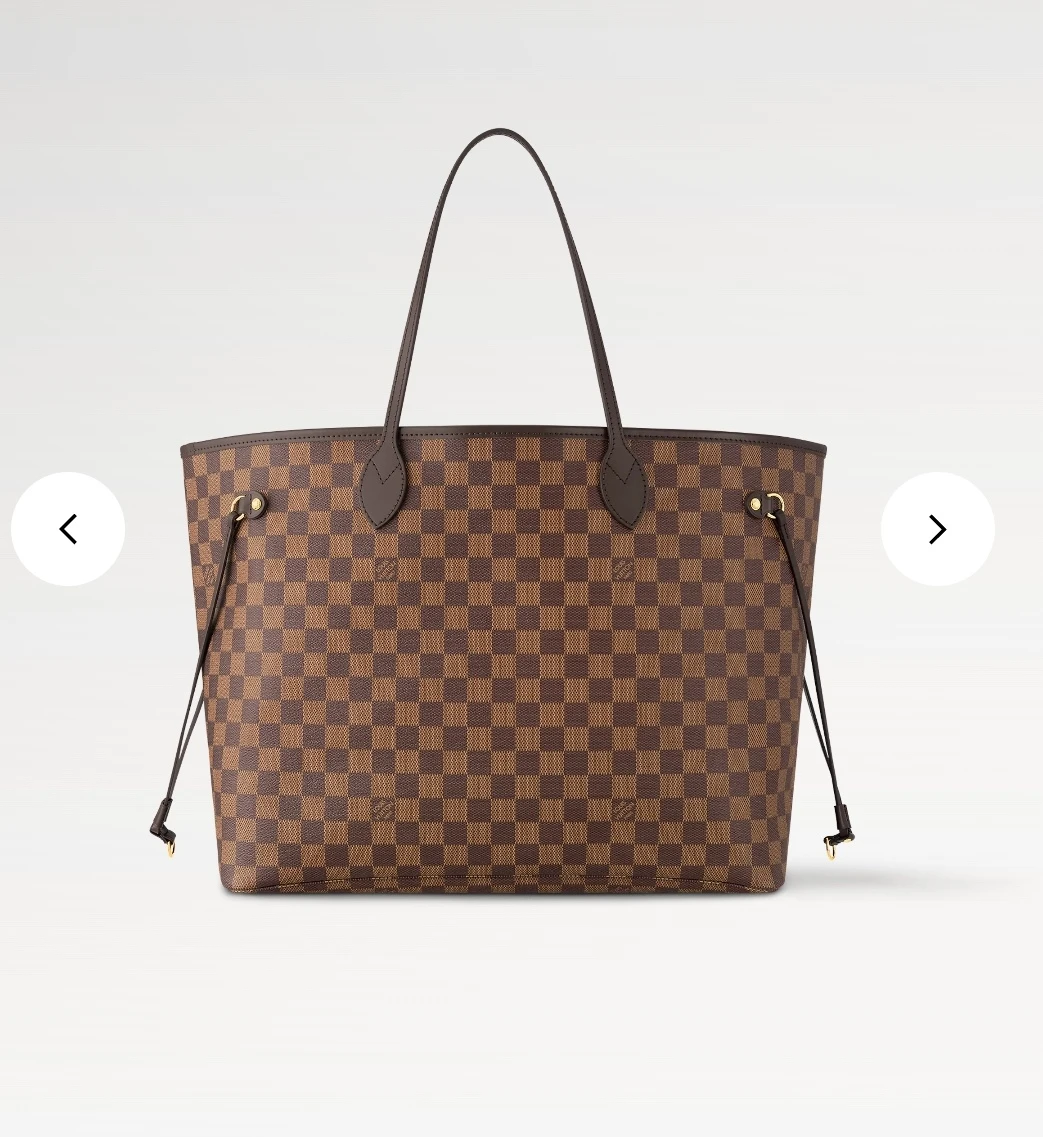 Louis Vuitton Neverfull GM Damier Ebene Tote