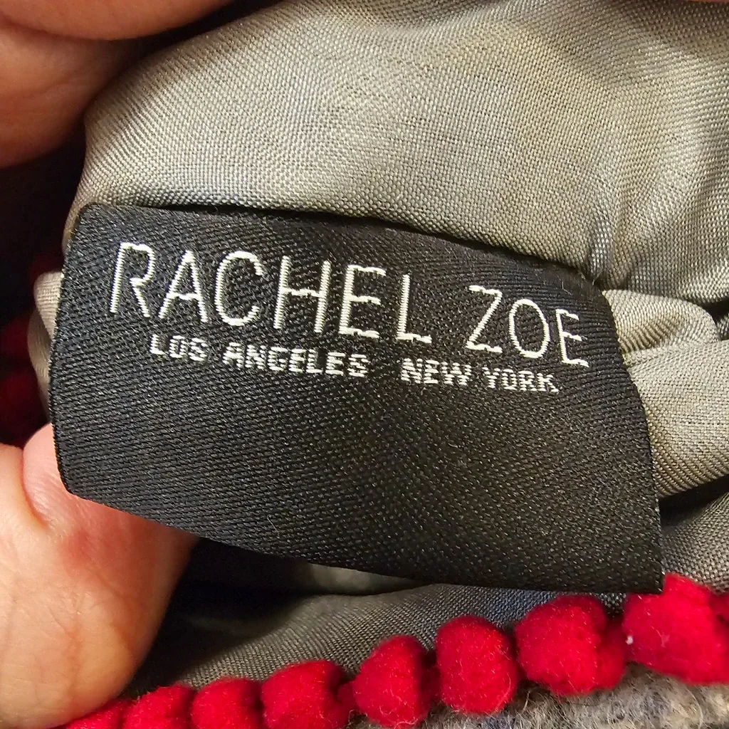 Grey, Red and White Rachel Zoe Christmas Stocking image indicator(6)