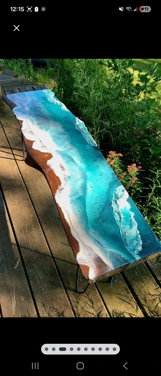 Custom Made Ocean Bench / Mantle