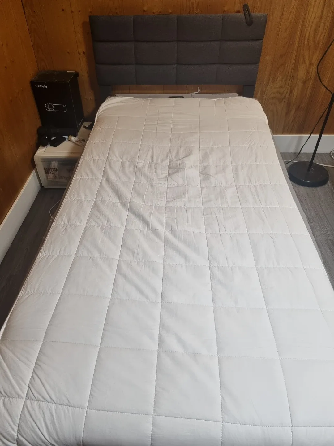 Bed frame and Mattress with the cover