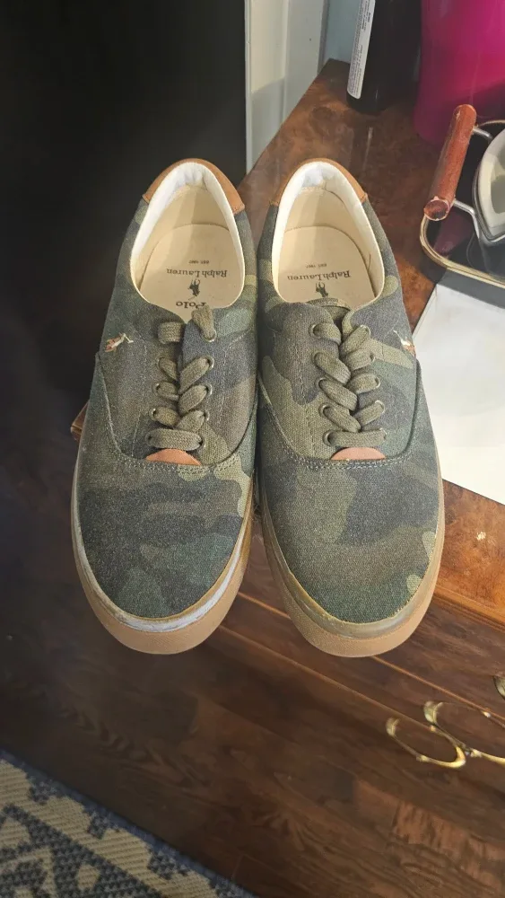 Ralph Lauren Camo Sneakers