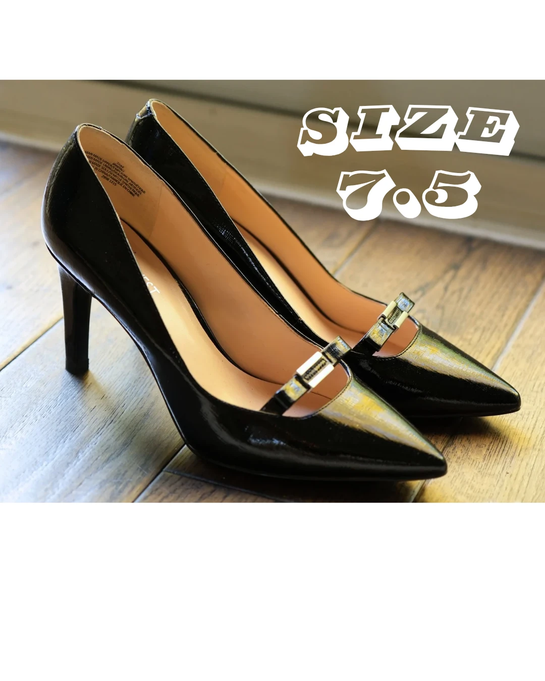 Classic black heel - Size 7.5, Nine West