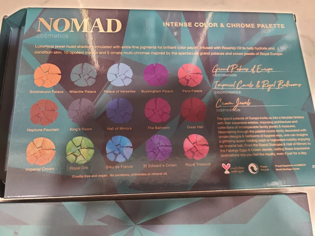 Nomad Cosmetics Royal Europe Eyeshadow Palette image indicator(6)