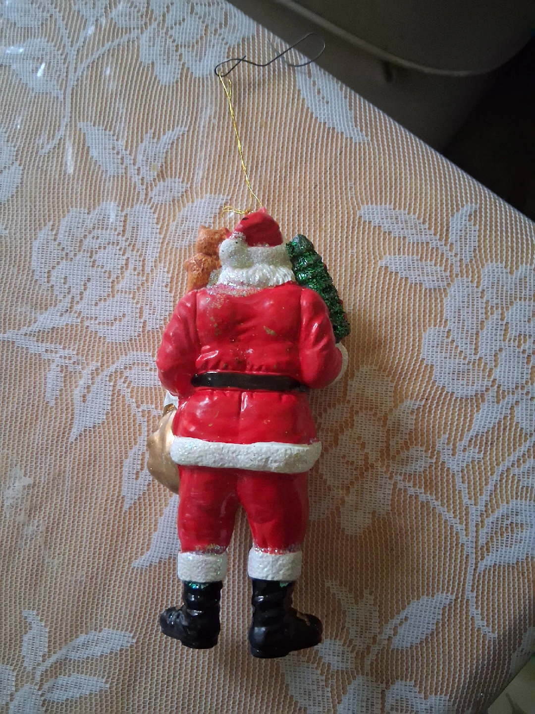 Santa Claus plastic ornament - photo 2