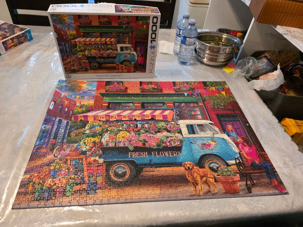 Eurographics Puzzle - The Flower Van 1000pc