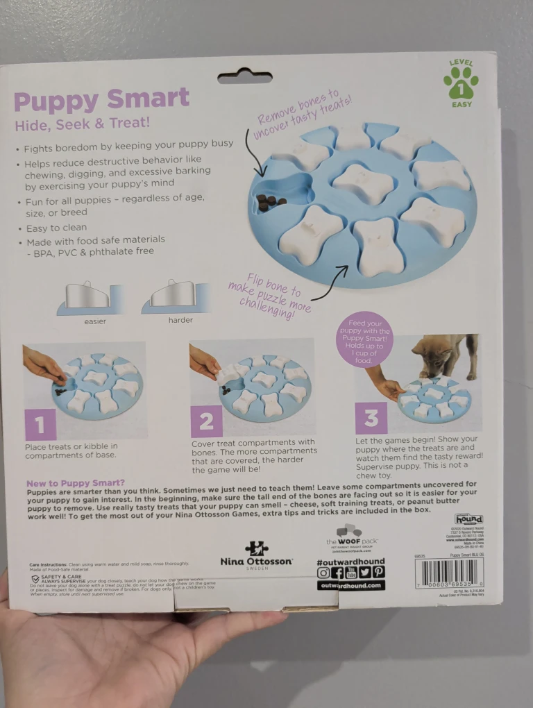 Nina Ottosson Puppy Smart Hide & Seek Treat Game - photo 2