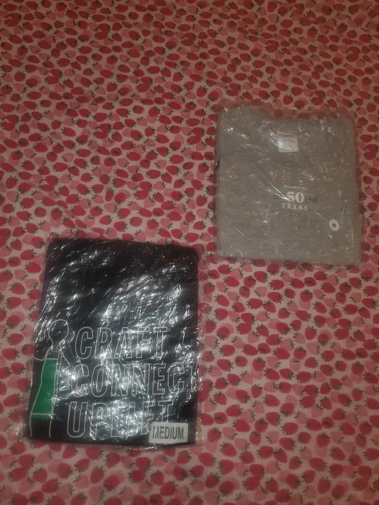 Starbucks 50 Years & Craft Connect Uplift T-Shirts - Medium