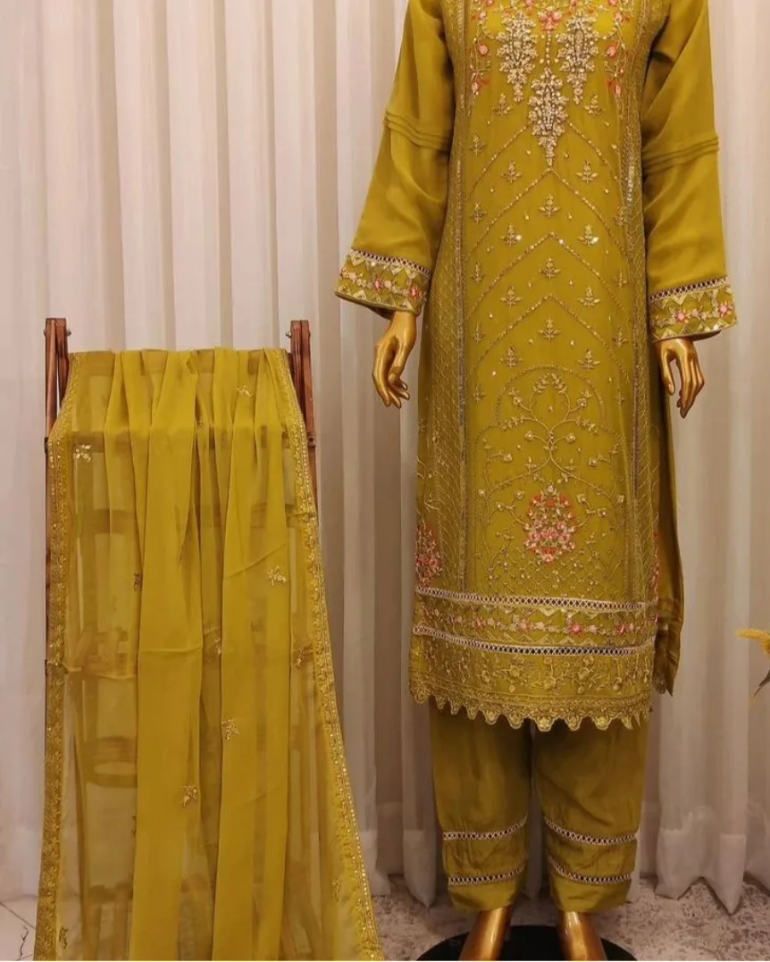 Embroidered Salwar Kameez image indicator(4)