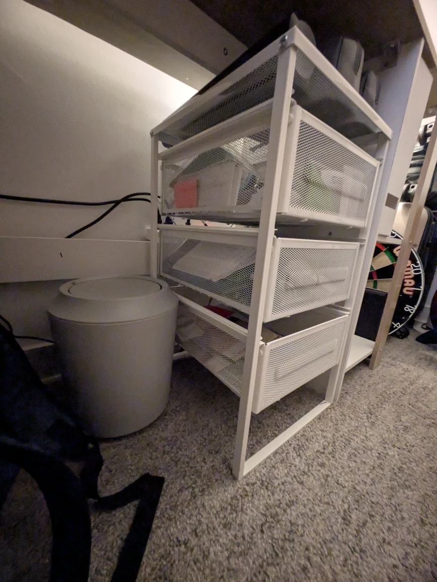 IKEA office White Drawer Unit on Casters - photo 2