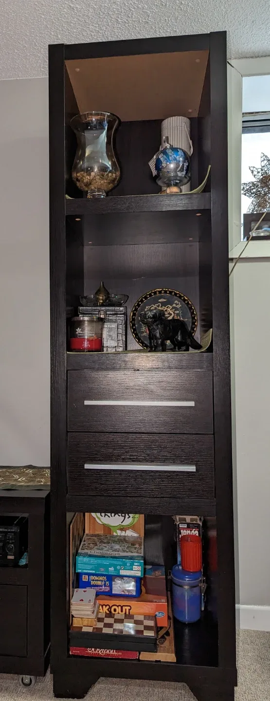 Dark Brown Media Unit/Bookcase 🥕 image indicator(4)