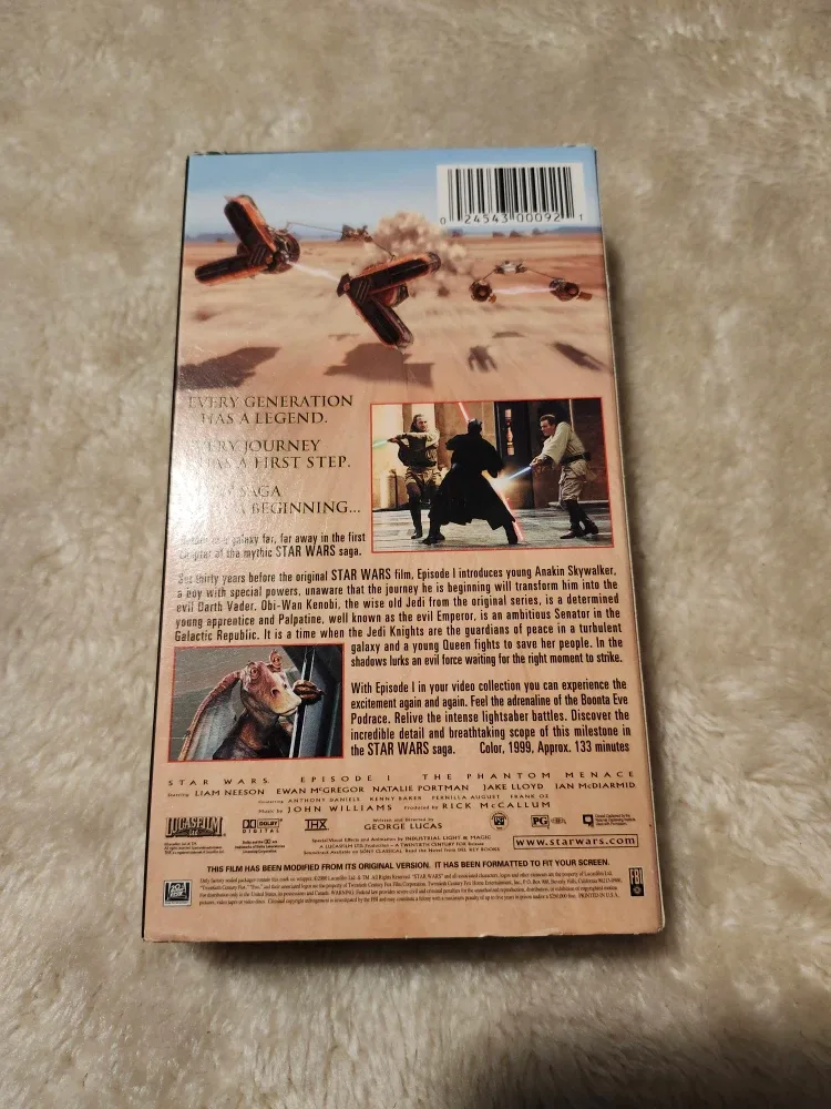 Star Wars Episode I: The Phantom Menace VHS image indicator(2)