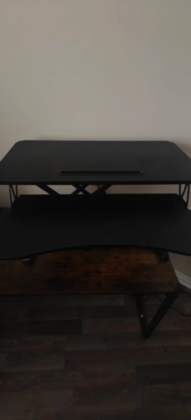 Black Standing Desk Converter image indicator(2)