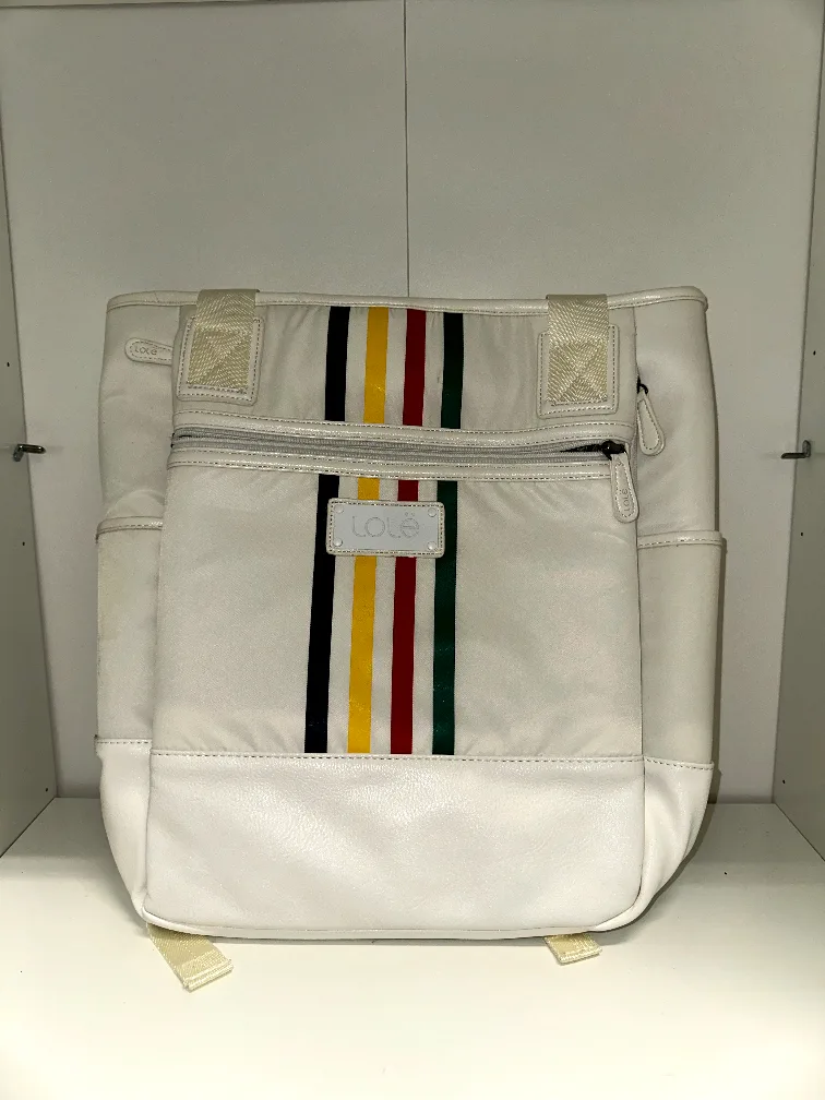LOQI White Tote Backpack thumbnail