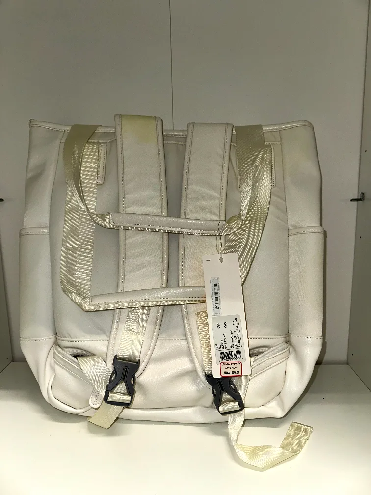 LOQI White Tote Backpack image indicator(2)