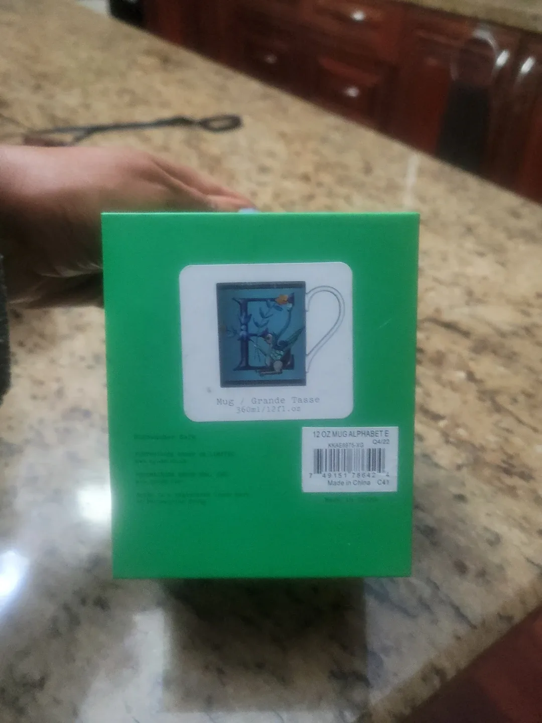 Starbucks 12oz Alphabet E Mug - New in Box!