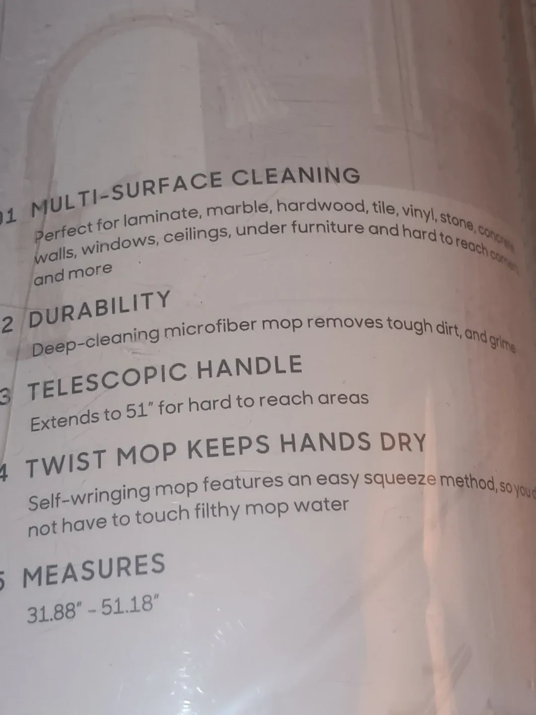 New Sharper Image Microfiber Twist Mop image indicator(5)