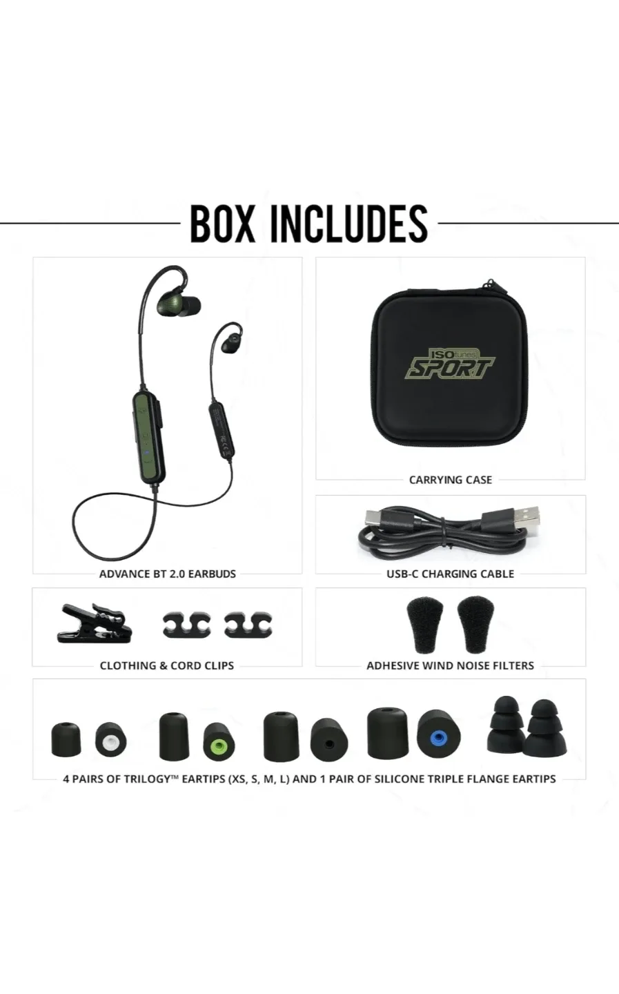 New  ISOtunes Sport ADVANCE BT 2.0 Shooting Ear Protection image indicator(9)