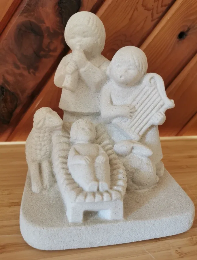 Marbell Stone Art Nativity Figurine