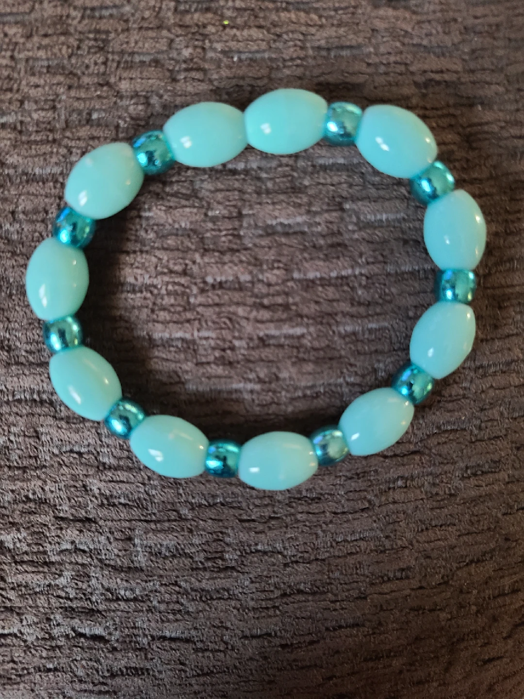 Beaded Bracelet - Light Blue