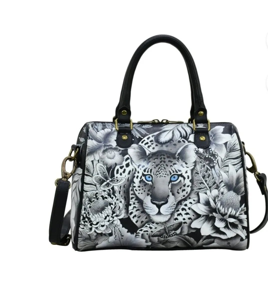 Anuschka Hand-Painted Leather Handbag and wallet thumbnail