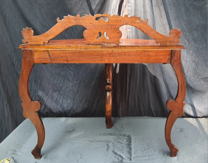 Ornate Wooden Console Table image indicator(4)