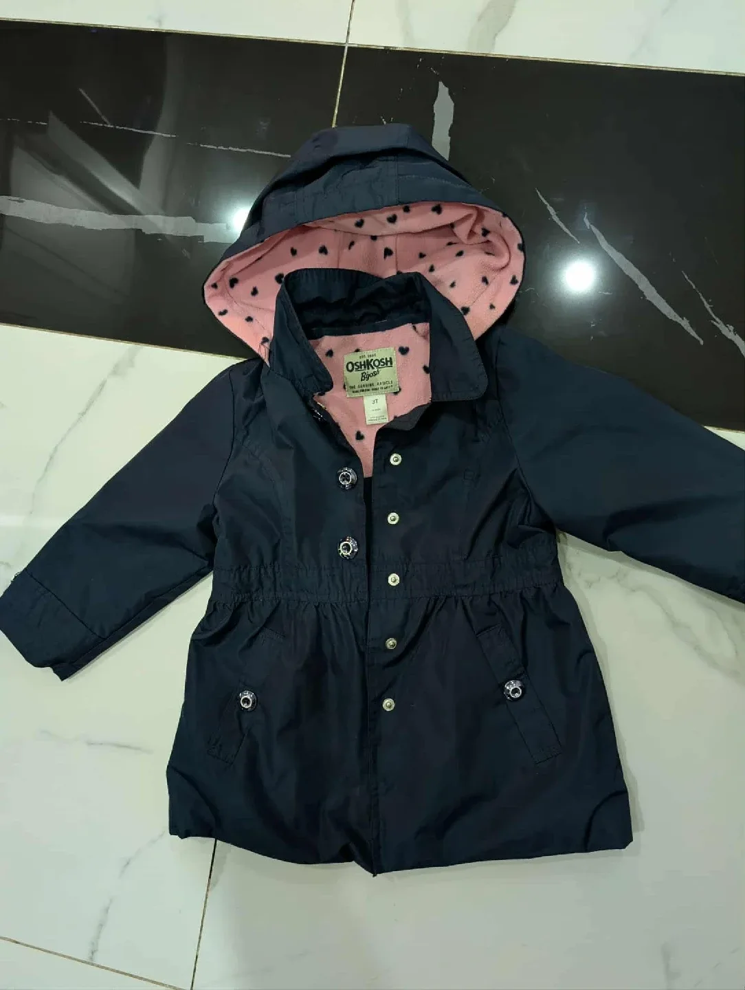 OshKosh B'gosh Navy Blue Jacket - Size 3T
