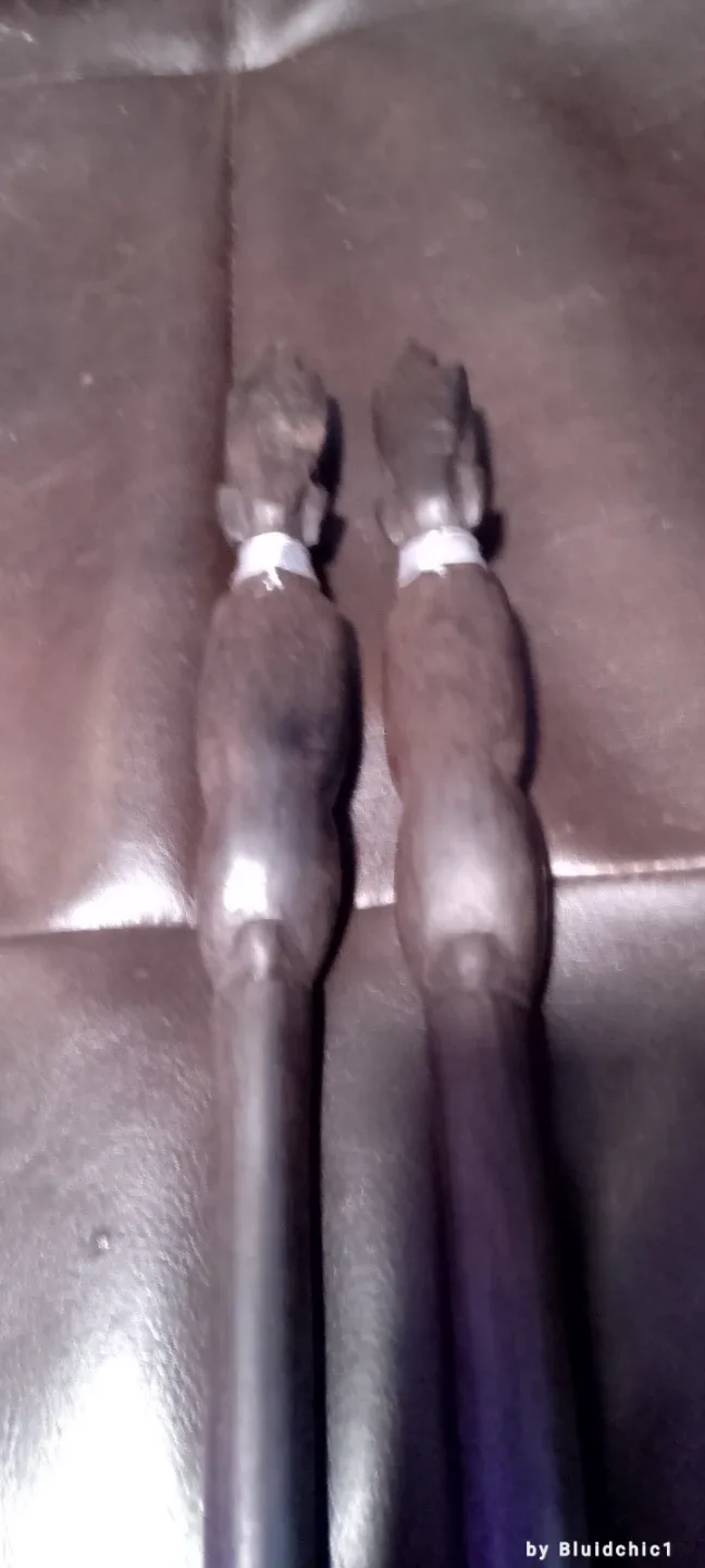 Hand Carved African Wooden Fork and Spoon Set🥕 image indicator(4)