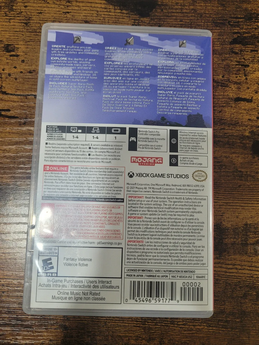 Minecraft Nintendo Switch Game and Bracelet 🥕 image indicator(2)