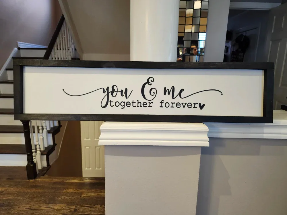 Handmade - "You & Me" Together Forever Wall Decor