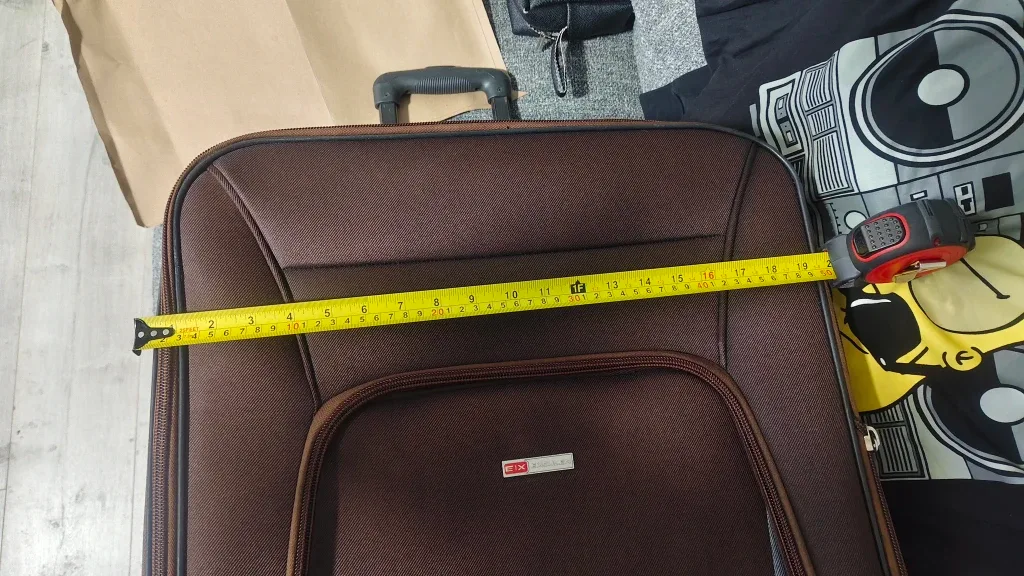 Brown and Black Rolling Check in Suitcase - Approx. 30 inches image indicator(5)