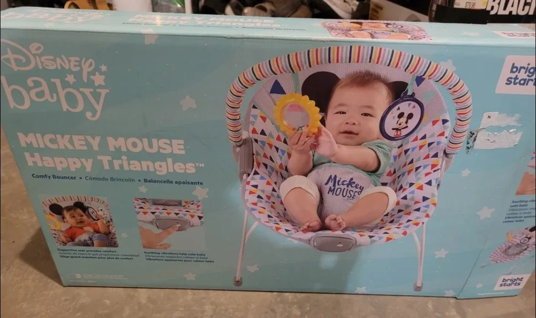 Disney Baby Mickey Mouse Happy Triangles Bouncer