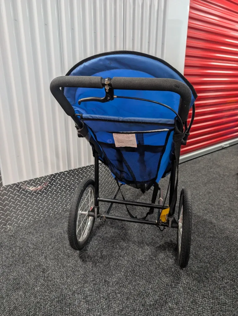 Blue Baby Jogger Stroller with canopy image indicator(3)