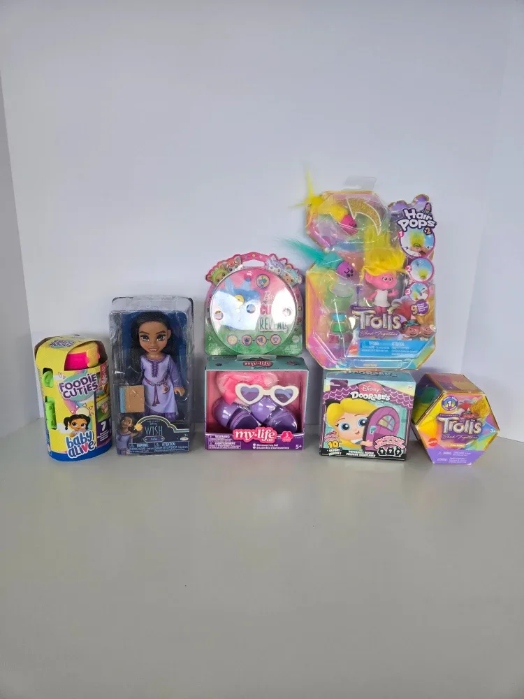 6 misc girls toy lot brand new