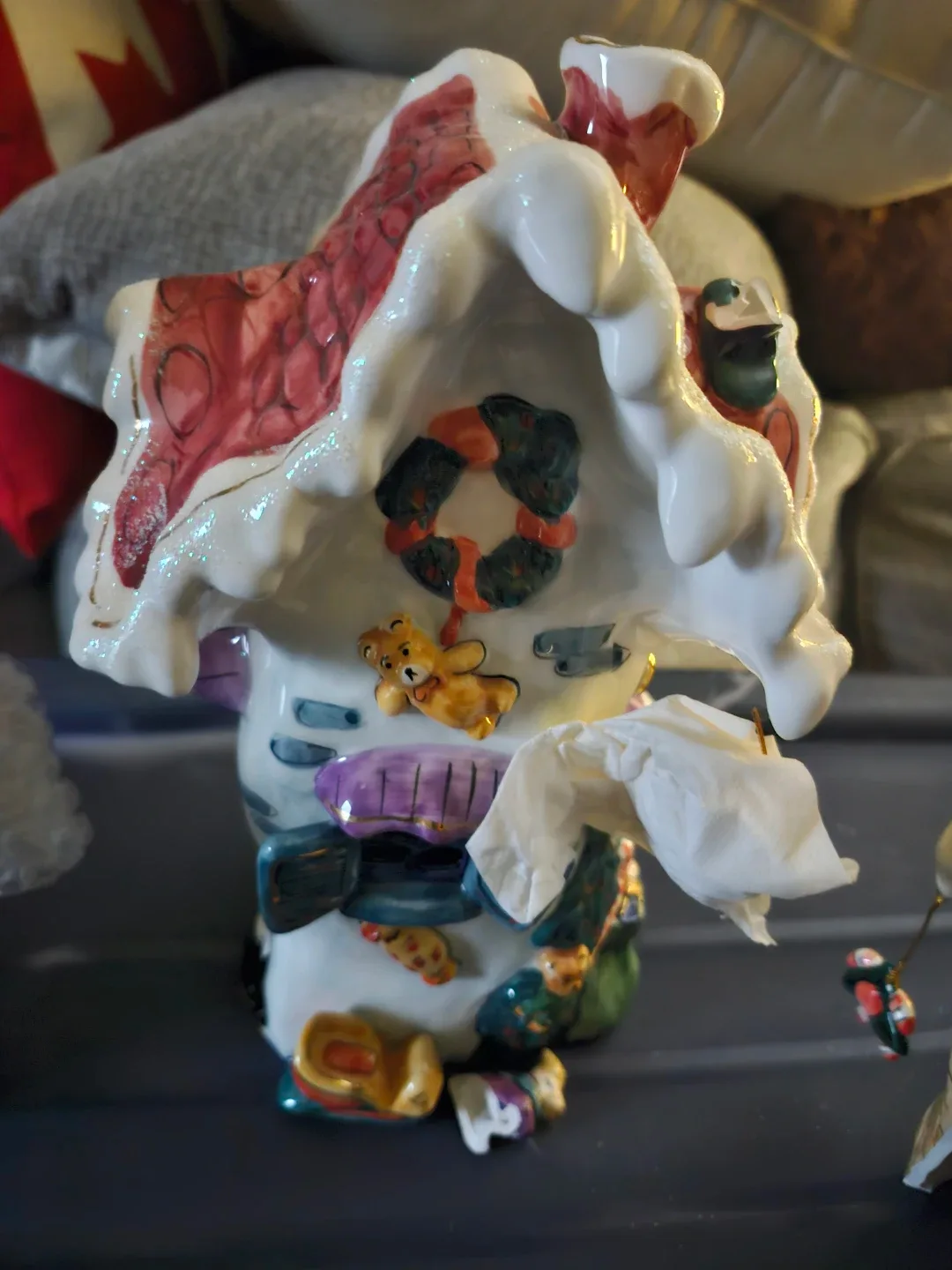 Ceramic Christmas Village House image indicator(7)