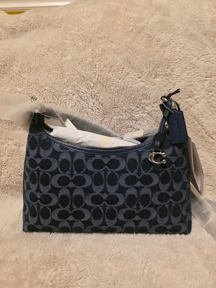 Coach Juliet 25 In Signature Jacquard In Dark Blue Denim image indicator(2)