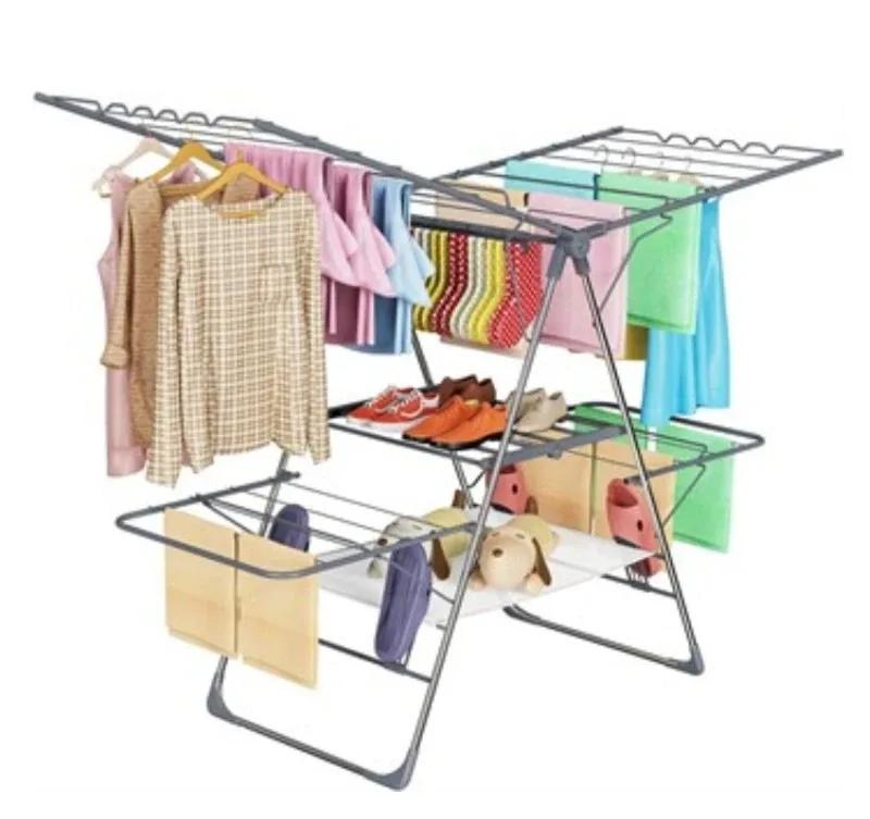 Foldable Clothes Drying Rack