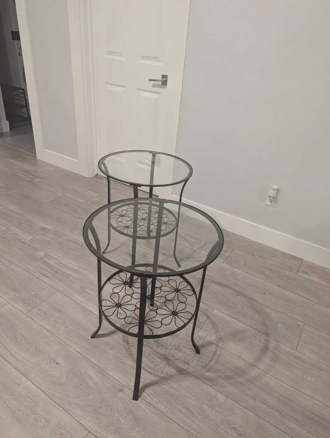 Glass Top Side Tables - Set of 2 image indicator(4)