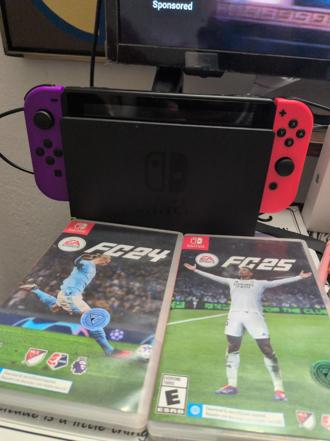 Nintendo Switch Console with FC 24 & 25