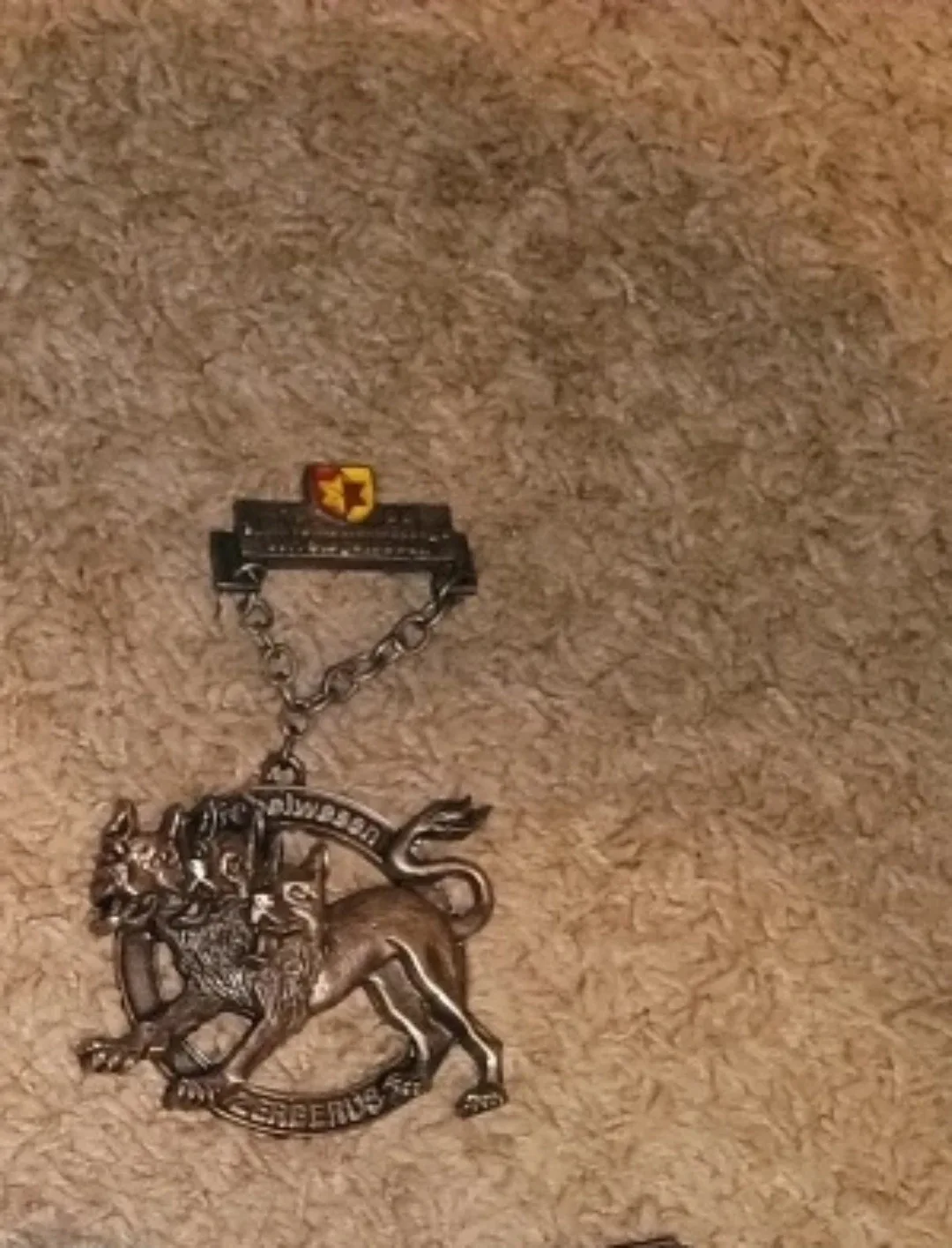 Vintage Cerberus Pin