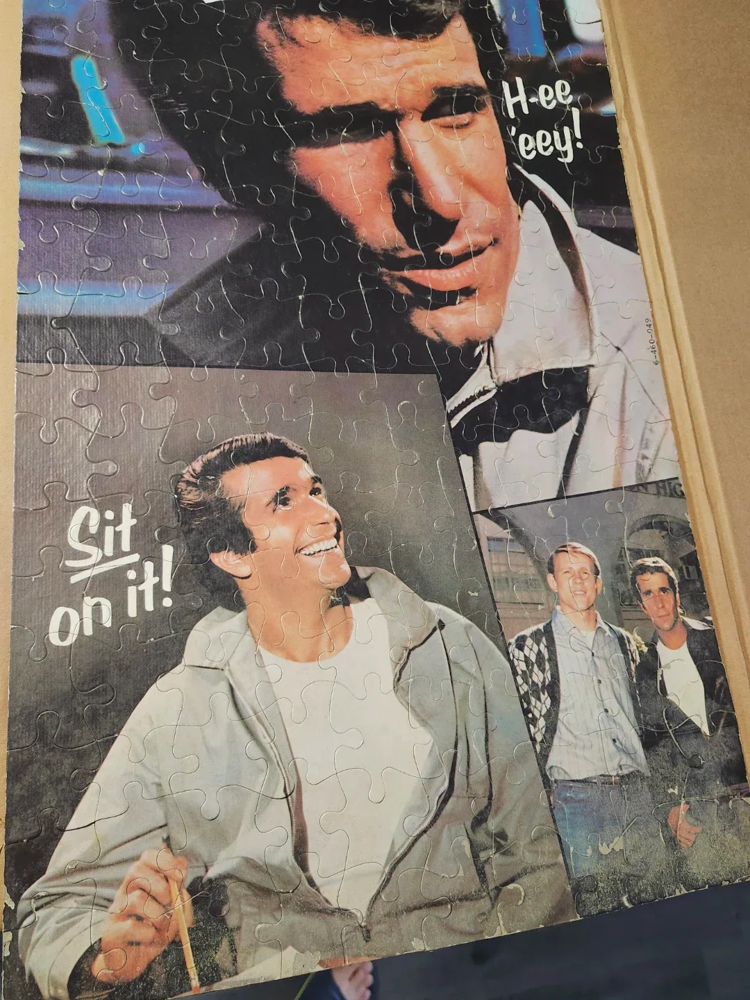 VINTAGE HENRY WINKLER THE FONZ JIGSAW PUZZLE image indicator(6)
