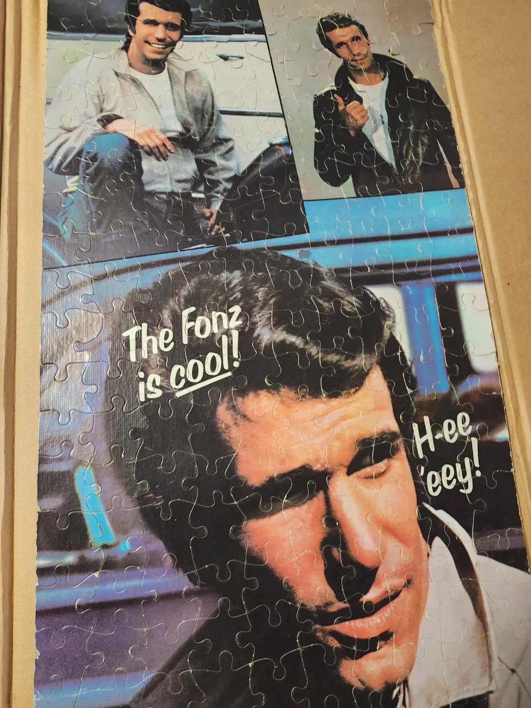 VINTAGE HENRY WINKLER THE FONZ JIGSAW PUZZLE image indicator(7)