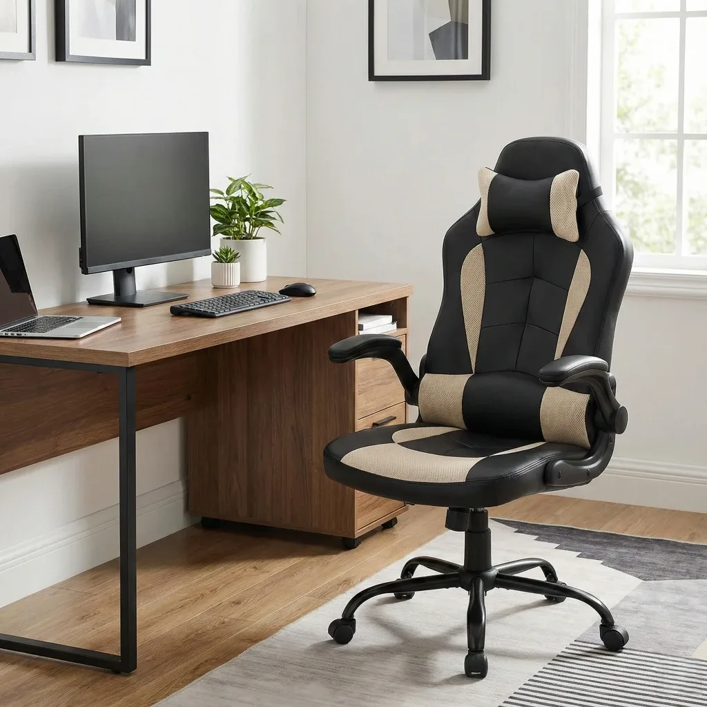 Desk Chair - Black and White image indicator(2)