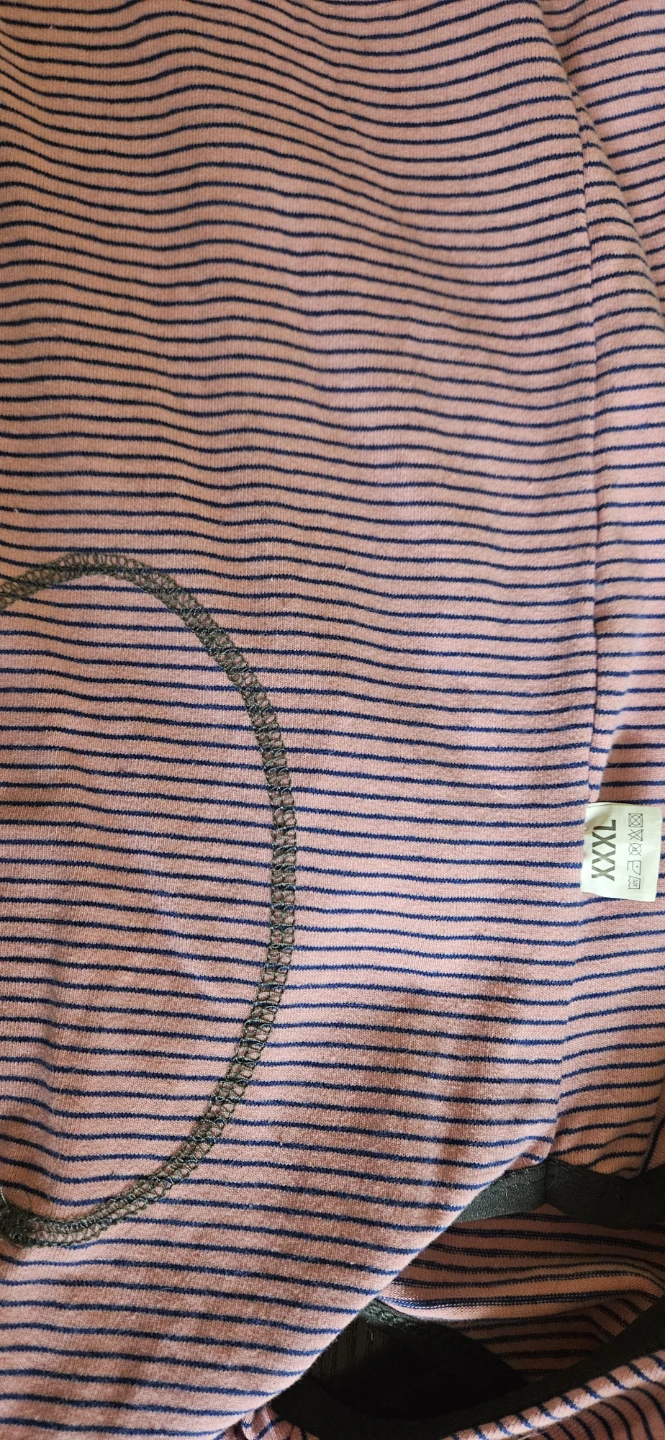 XXXL Dog surgery jumper- Pink Striped - photo 2