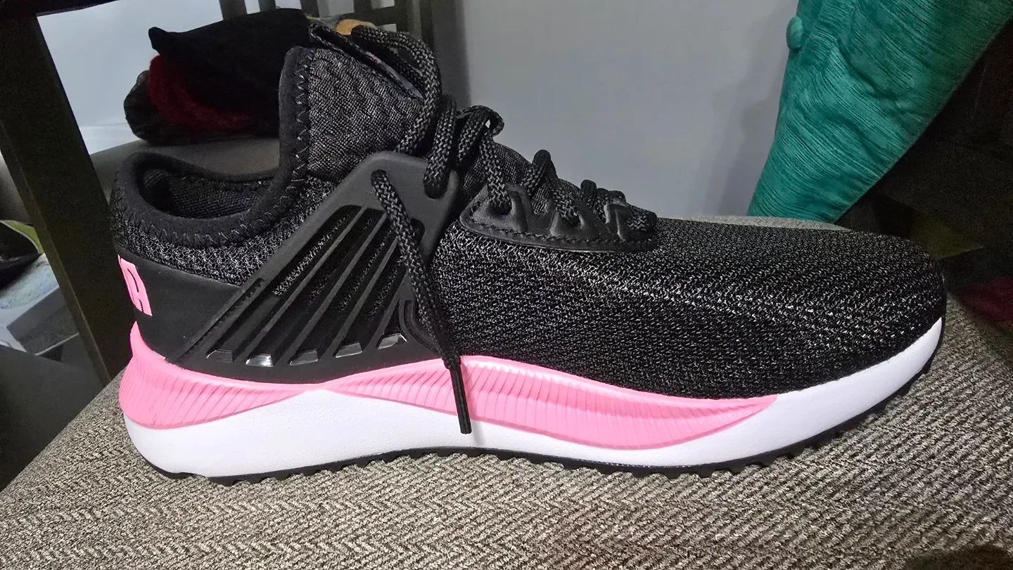 Puma Running Shoes - Black & Pink thumbnail