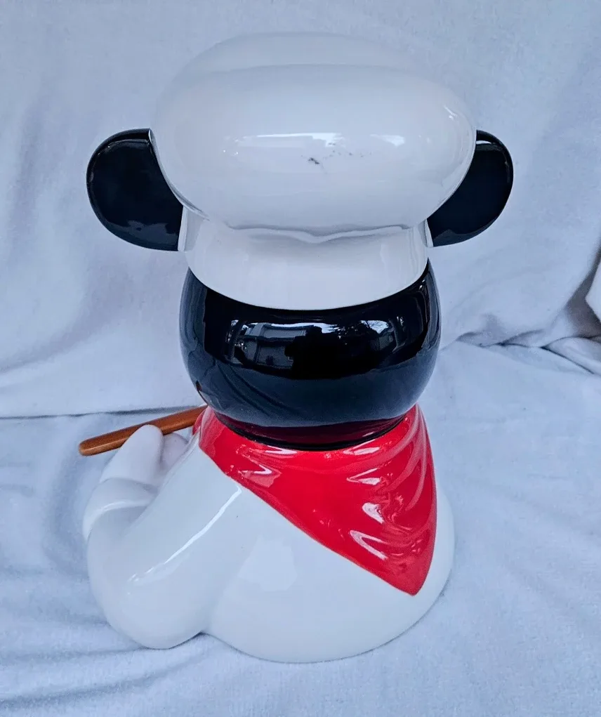Disney Chef Mickey Mouse Cookie Jar designed by Enesco Mint image indicator(4)