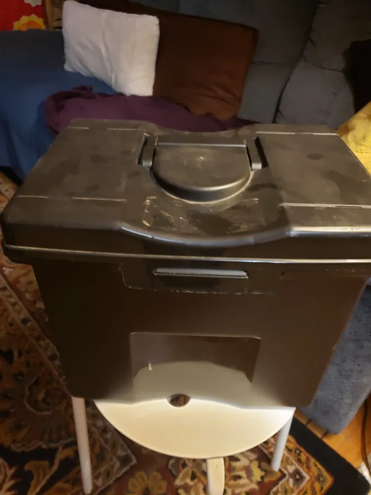 Black File Storage Box